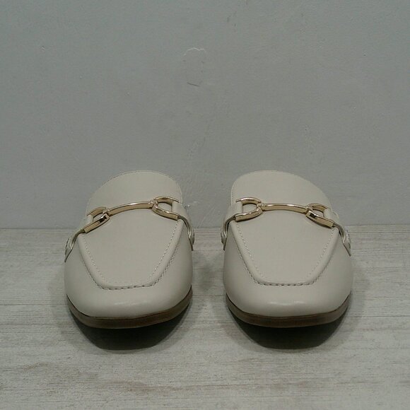 Women's Sandy Mule Flats Minimalist Slides with Gold Bit Size 9 M - Picture 2 of 11